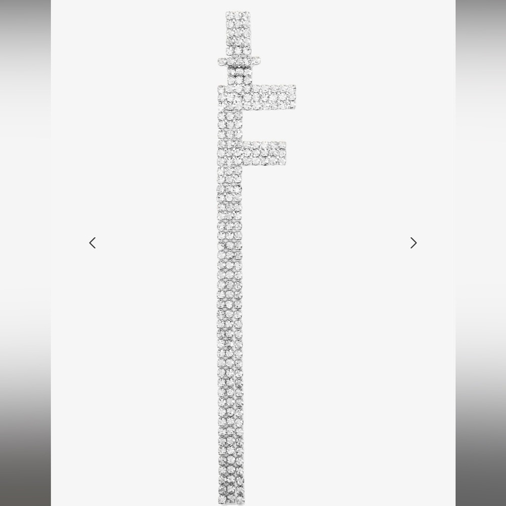Retrofete Alphabet earring in Letter F